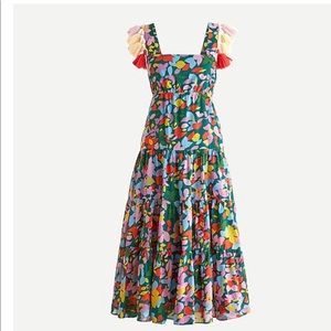 J Crew Tassel dress in confetti print
